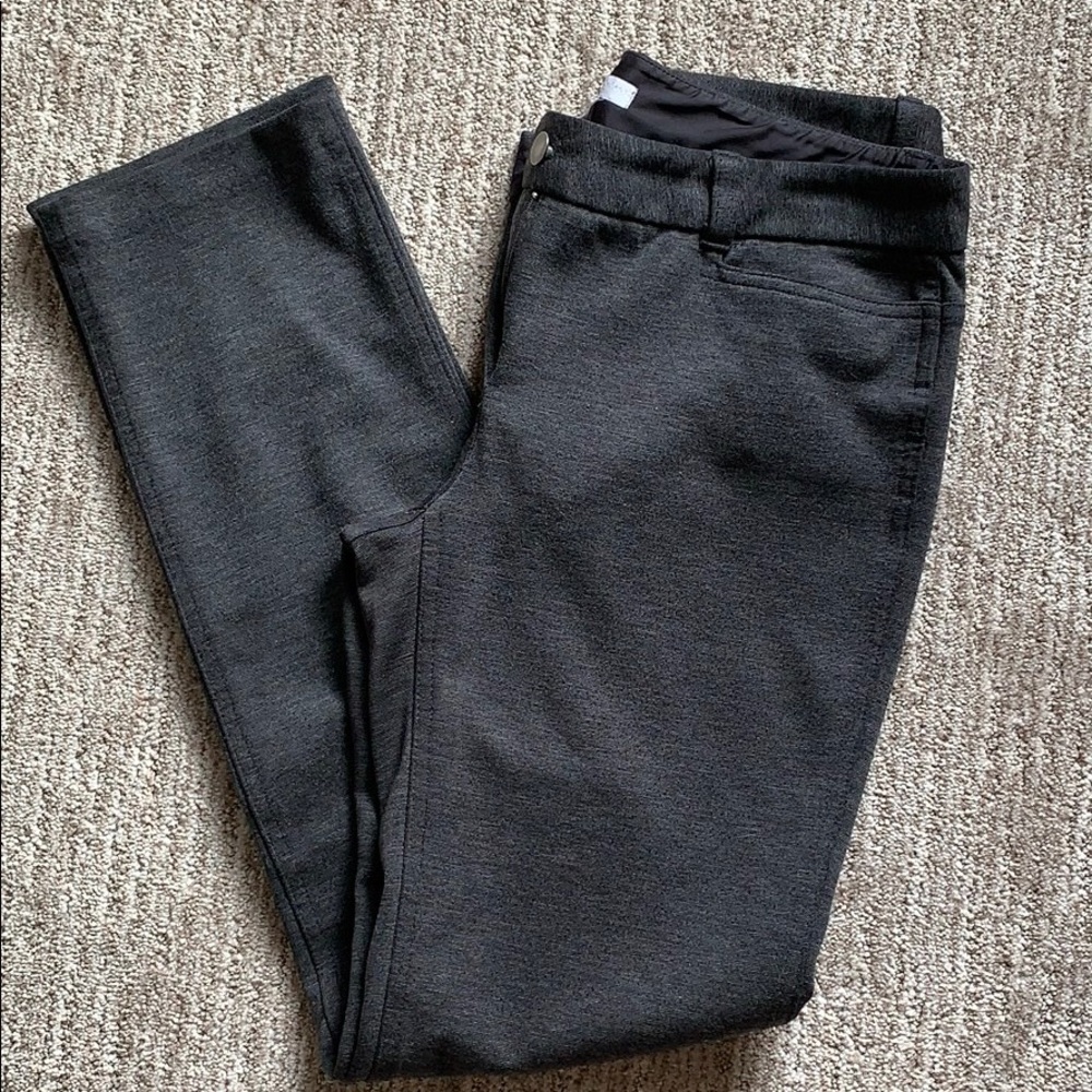 NY&Co. Gray Ponte Knit Pants